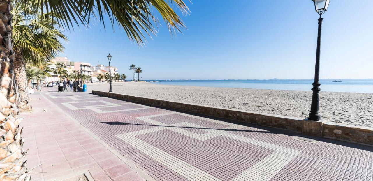 Apartamento Las Palmeras - Con Terraza, Barbacoa, Aire Acondicionado Y A 250M De La Playa! Los Alcázares Buitenkant foto